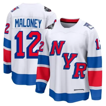 Men's Don Maloney New York Rangers 2024 Stadium Series Jersey - White Breakaway