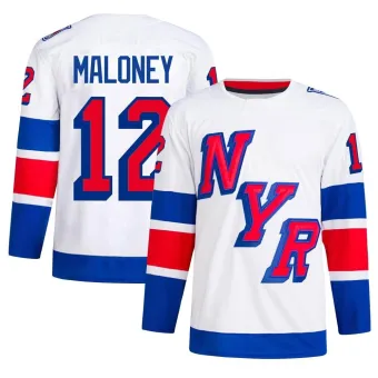 Men's Don Maloney New York Rangers 2024 Stadium Series Primegreen Jersey - White Authentic