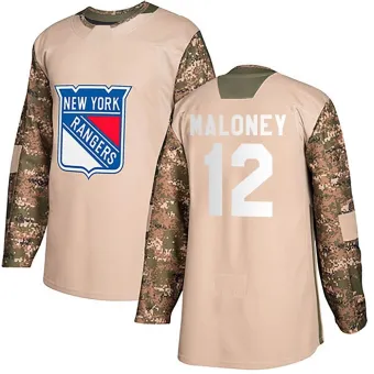 Men's Don Maloney New York Rangers Veterans Day Practice Jersey - Camo Authentic