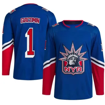 Men's Eddie Giacomin New York Rangers Reverse Retro 2.0 Jersey - Royal Authentic