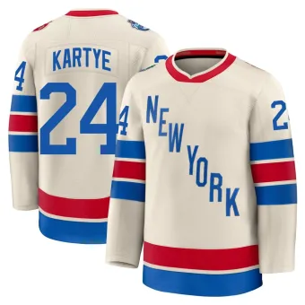 Men's Tye Kartye New York Rangers Beige 2026 Winter Classic Jersey - Premium