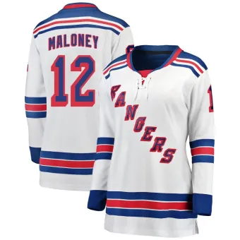 Women's Don Maloney New York Rangers Away Jersey - White Breakaway