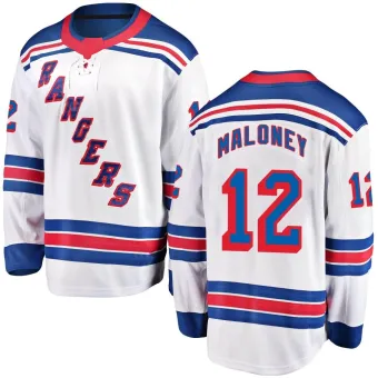 Youth Don Maloney New York Rangers Away Jersey - White Breakaway