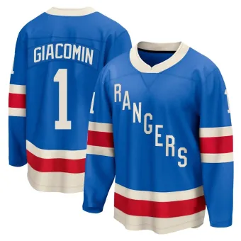 Youth Eddie Giacomin New York Rangers Centennial Jersey - Blue Breakaway